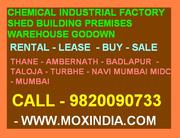 Chemical Industrial Factory Shed Warehouse Ambernath Taloja 