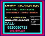  Navi Mumbai Industrial Rental Lease Factory Shed Open Plot Sale 