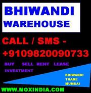 Bhiwandi Warehouse  1 Lack Sqft,  50, 000 Sqtf Rental Available 