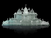 Akshardham Temple made of Crystal