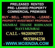9820090733 Investment Preleased Mumbai Bhiwandi Rented Property Buying