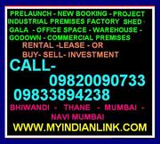 Prelaunched Factory Industrial Booking Ready New Project Bhiwandi 