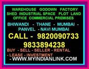 Industrial Factory Plot Small Big Bhiwandi Wada Navi Mumbai Khopoli