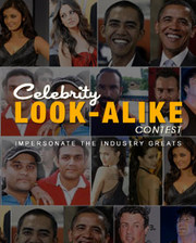 Online Celebrity Look Alike Contest 2012.