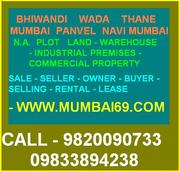Industrial Land Plot Rental Or Sale Bhiwandi Taloja Navi Mumbai 