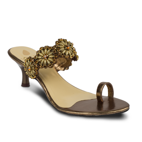 Womens Mid Heel Bronze Florence Shoes Online