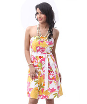 Yellow Enah Cotton Dress Online