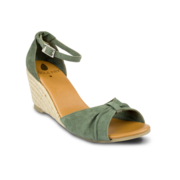 Womens Wedges Forest-Green Dune