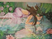 water colour painting,  home made. for great look for your home