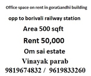 Available office premises on lease at prima building borivali