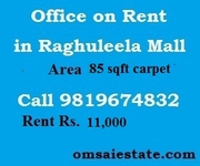 85 sqft carpet office on rent in raghuleela mall