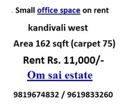 Office space for rent in Kandivali Mumbai