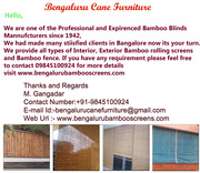 Bamboo Screens Bangalore Call 9845100924
