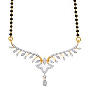 Buy Diamond Mangalsutra online at JewelSouk Online Jewellery Store