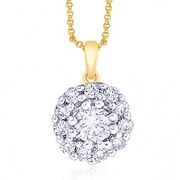 Order Diamond Pendants online in India at Jewelsouk