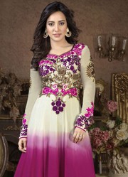Neha Sharma Shaded Floor Length Anarkali Suit just only on Rs.1999/-