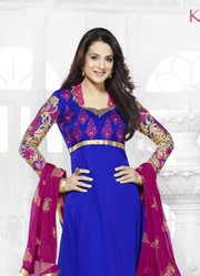 Amisha Patel In Blue Georgette Salwar Kameez very best low price deal