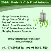 Bhishi,  Kuries & Chit Fund software