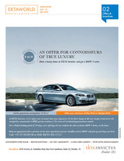 Book a Luxury Home at Ekta Invictus,  and Get a BMW 5 Series