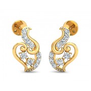 Shop Gini gold earrings online - Jewelslane