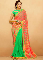 Buy Latest Chiffon sarees online from Mirraw 