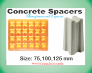 Concrete Spacers Size 75, 100, 125 mm Moulds Manufacturer and Exporter  