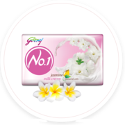 Buy Jasmine Fragrant Soap for All Day Freshness - Godrej No.1