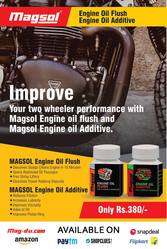 Magsol 2W Fuel Tank Additive & Magsol 2W Engine Oil Additive Combo Pac