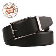 Men Casual Brown Genuine Leather Reversible Belt