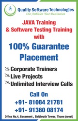 Quality Software Technologies  SoftTest,  JAVA,  Python ML T&P