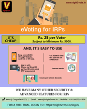 Advantages of EVoting For IRPs