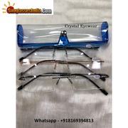 Crystal Rimless Reading Glasses