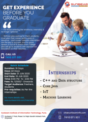 Internships for Student | Summer Internship | Sunbeam