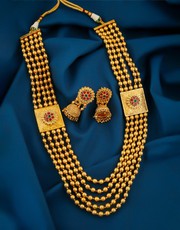 Buy Latest Gold Long Necklace Designs Collection 