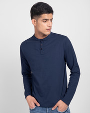 Buy Henley T-Shirts Online in India