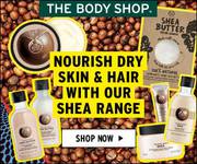 Nourish your dry skin & hair with The Bodyshop