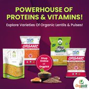 Buy Certified Organic Lentil and Pulses Online 