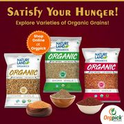 Buy Best Quality Organic Grains & Millet Online 