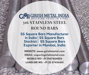 316 Stainless Steel Round Bars Manufacturer in India