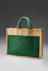 Jute Shopping Bags With Front Pocket Manufacturer,  Exporter,  Supplier 
