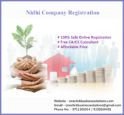 Cost of Nidhi Company Registration Online Process & Consultant in Mumbai