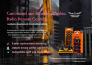 Wireless remote control for EOT crane