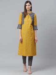 Straight Kurtas Available in Patterns and Colors – Yash Gallery.
