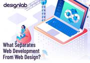 What separates web development from web design?