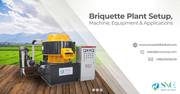 Briquette Plant Setup,  Machine,  Equipment & Applications - Bagasse