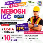  Green world’s Exclusive offer on NEBOSH IGC course @ India..!! 
