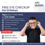 Free Eye Checkup at Dr. Vaidya Eye Hospital in Andheri