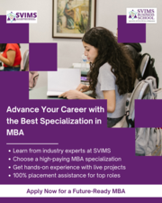 Best Specialization in MBA | High-Paying Career with SVIMS