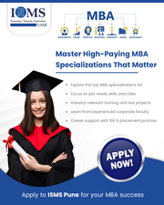 Top MBA Specializations at ISMS Pune