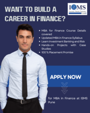 MBA in Finance Course at ISMS Pune
